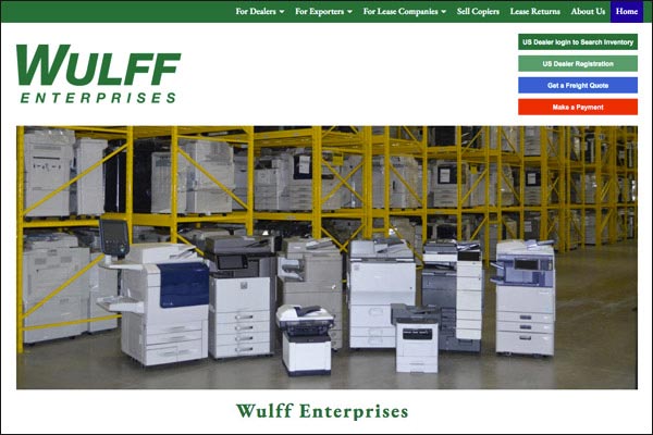Homepage of Wulff Enterprises