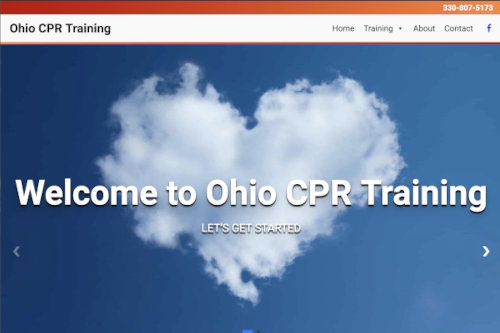 Ohio CPR Training Classes Homepage.